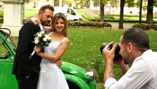 Honeymoon begins at the registry office