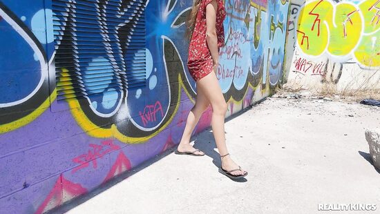 A souvenir picture for the girl in red