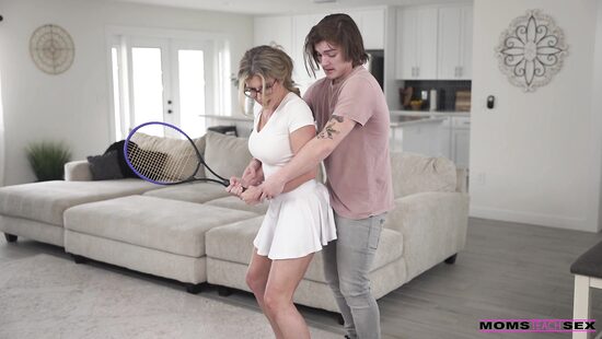 First, you have to learn how to hold a racket