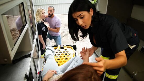 An emergency call for a threesome