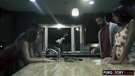 An overnight stay at a friend's house