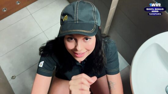 Very responsible McDonald's employee