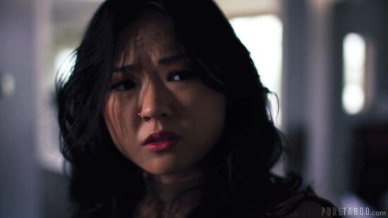 Strict stepmother will teach her adopted daughter manners