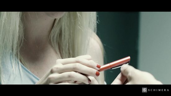 Thin blonde moans in doggystyle hardcore