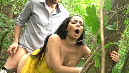 Sophia Laure smashes huge inches in her cramped cunt