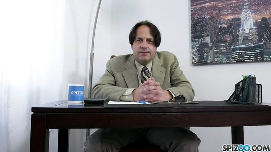 Thin blonde ass fucked by older man