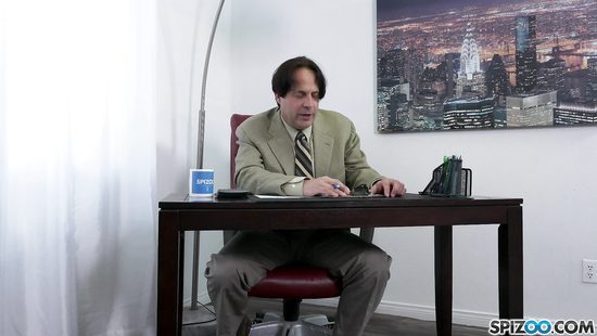 Thin blonde ass fucked by older man