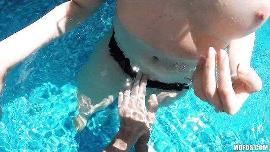 Appealing brunette taped doing amateur porn