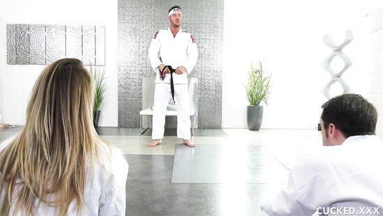 Dazzling DP for a blonde woman