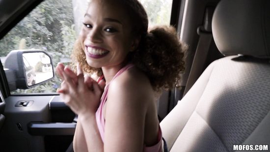 Missionary fucked in interracial POV