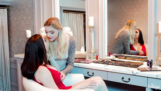 Lesbians are in for their first oral play