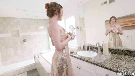 Thin teen feels stepdad inside her