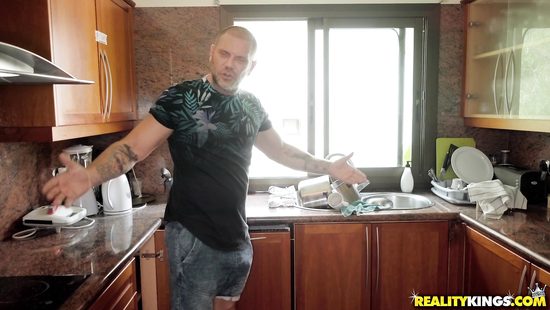 Man's huge dick suits busty ebony big time