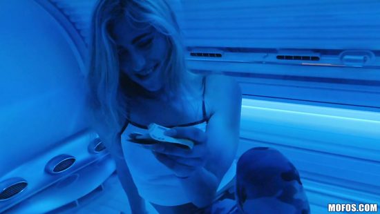 Cute blonde provides POV when being fucked for cash