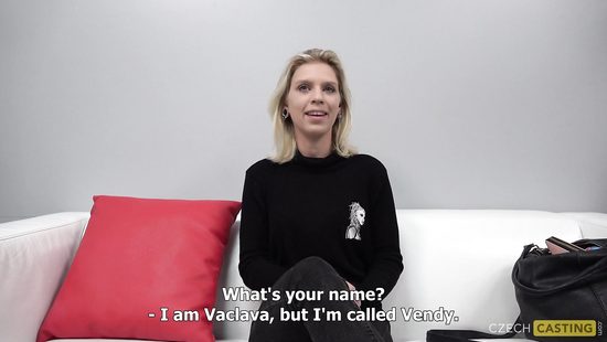 Amateur undresses during casting