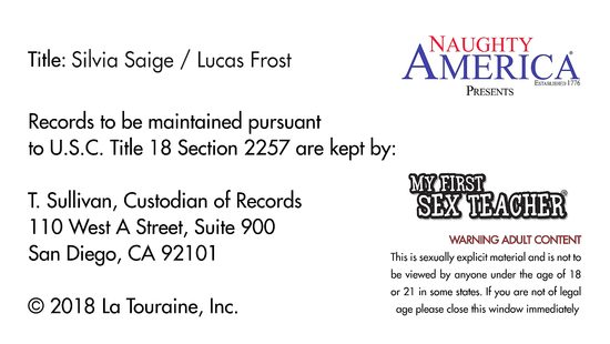 Lad fucks his teacher in both holes