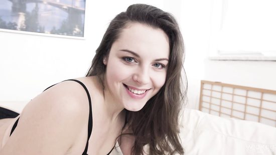 Brunette fucked in the ass on cam