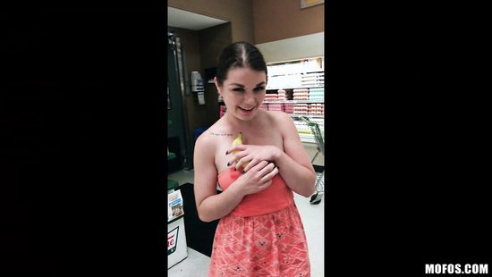 POV orgasms after she fucks in public