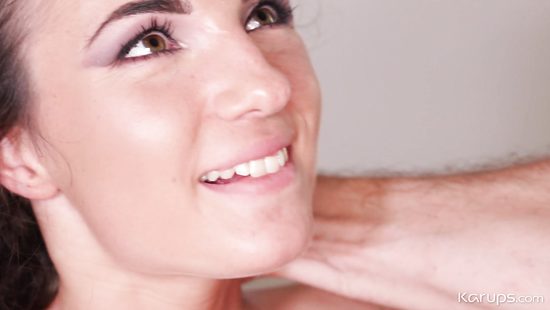 Appealing teen with pierced clit in hot romance