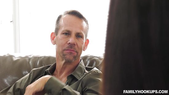 Dazzling teen sucks stepdad's dick like a pro