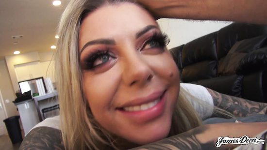Dazzling blonde MILF grants guy top POV
