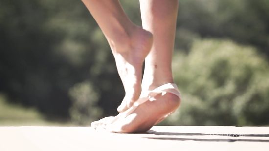 Nude beauty acts sensual in intimate solo