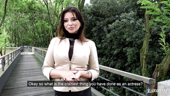 Hot vixen with a big ass enjoys threesome sex and DP