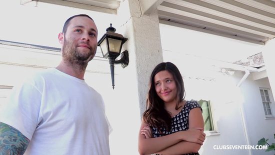 Deep bedroom hard sex for a shy teen