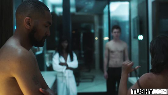 Loud anal makes them both reach the climax