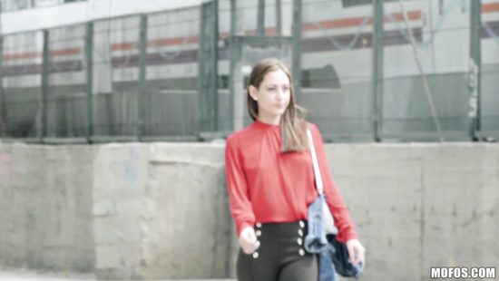 Teen rides random guy's cock for cash