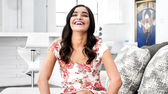 Big cock for teen Latina during casting