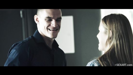 She's enduring cock while standing