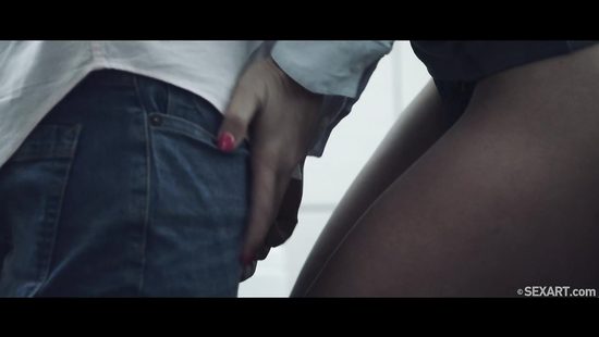 She's enduring cock while standing