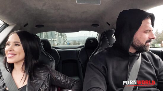 Anal pranks in the car and at home