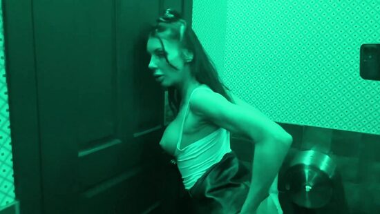 A quickie in a movie theater bathroom