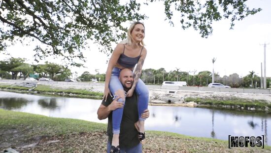 Caught a nice fish by the river