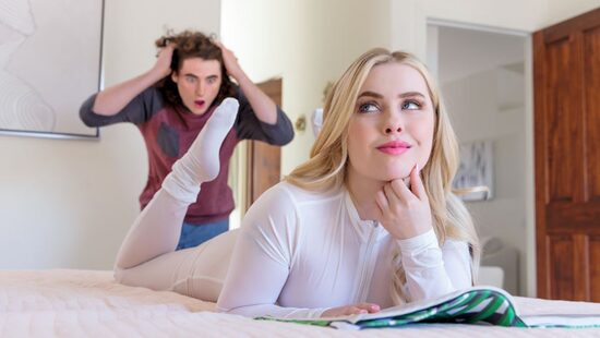 Big brother helping with homework