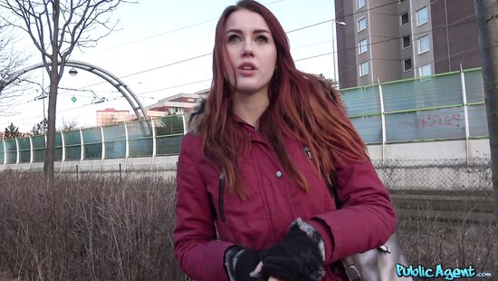 Redheaded curvy babe loves big dicks