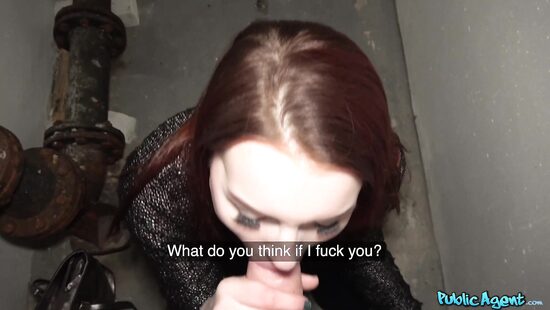 Redheaded curvy babe loves big dicks