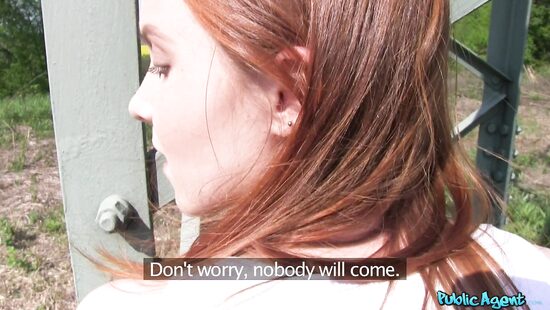 Redheaded babe really wants to make some money