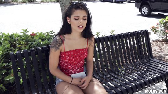 Deep orgasms after she strips in public