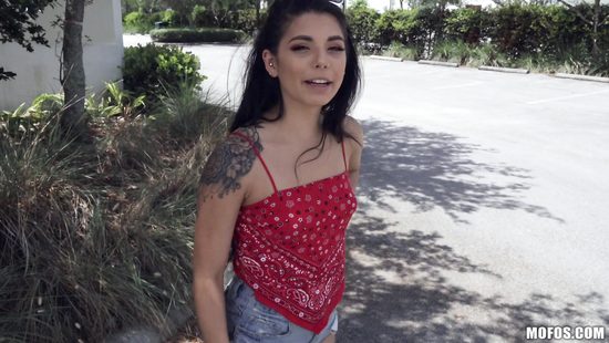 Deep orgasms after she strips in public