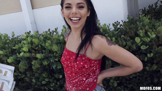 Deep orgasms after she strips in public