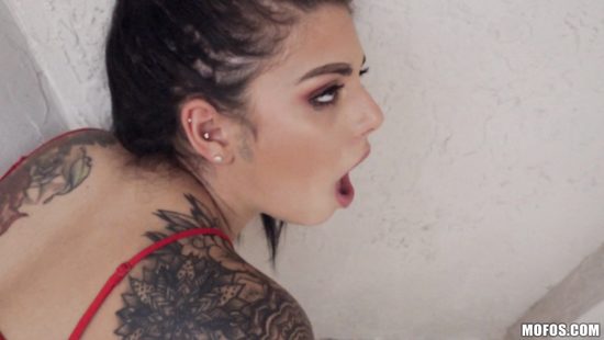 Deep orgasms after she strips in public