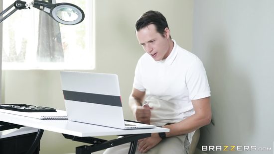 Fine brunette Asian fucks at the office