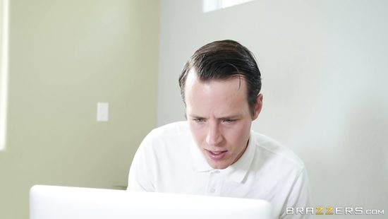 Fine brunette Asian fucks at the office