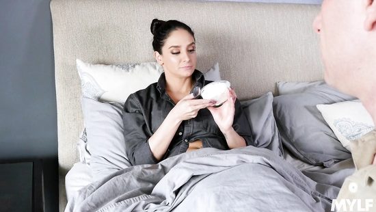 MILf porn in the bed with the stepson