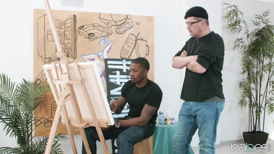 Nude sexual play in interracial XXX