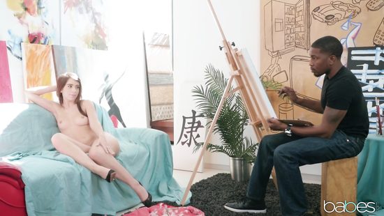 Nude sexual play in interracial XXX