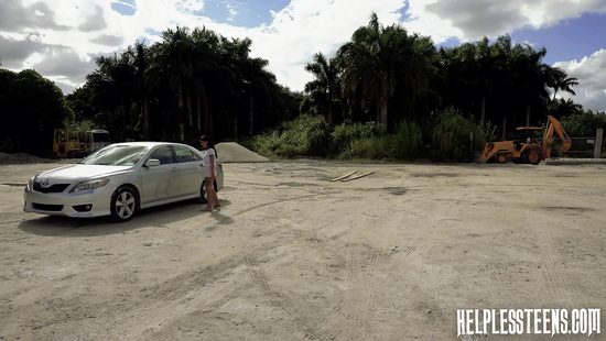 Back seat anal for a teen in her 20s